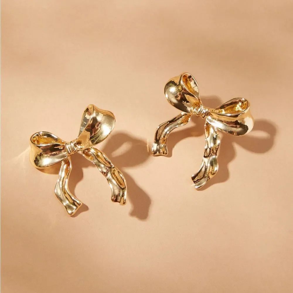 bow earrings N912